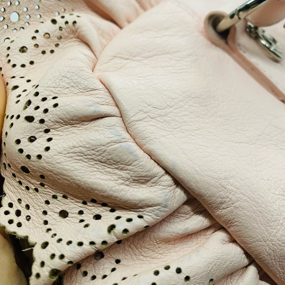 Roberta Gandolphi Italian Leather Purse Pastel pink - Picture 6 of 12